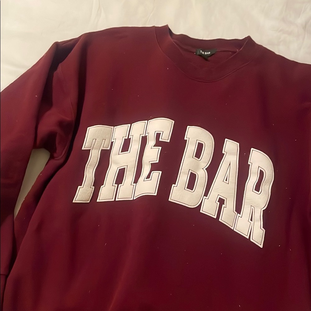The Bar women's Maroon Sweater